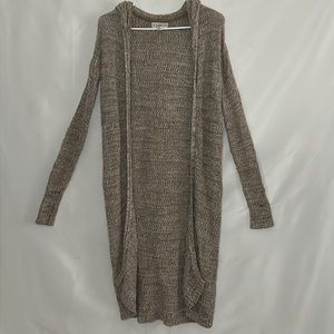 Long Comfy Cardigan with Hood